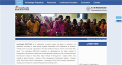 Desktop Screenshot of livelihoods-manthan.net
